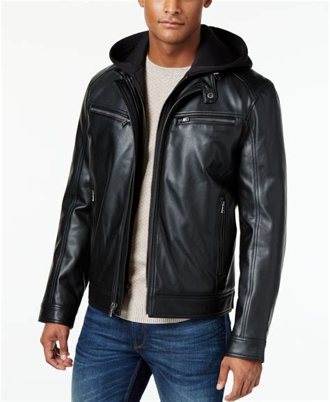 michael kors canada leather jacket